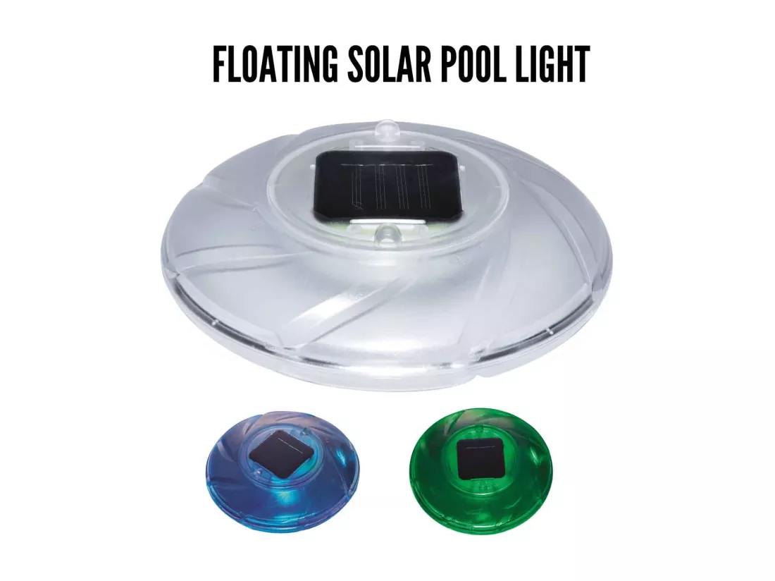 Lumière LED Solaire Flottante Bestway Ø18 cm