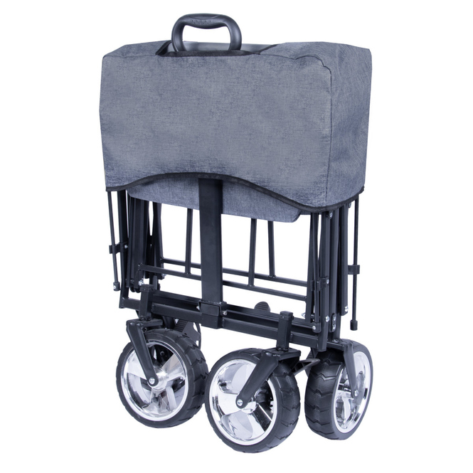 Bollerwagen - Chrom - grau