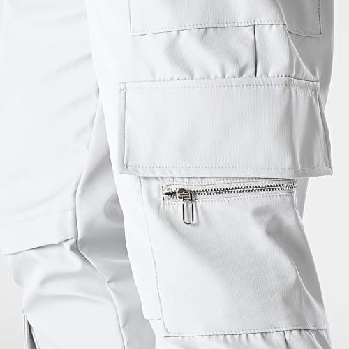 Pantalon Cargo Gris Clair