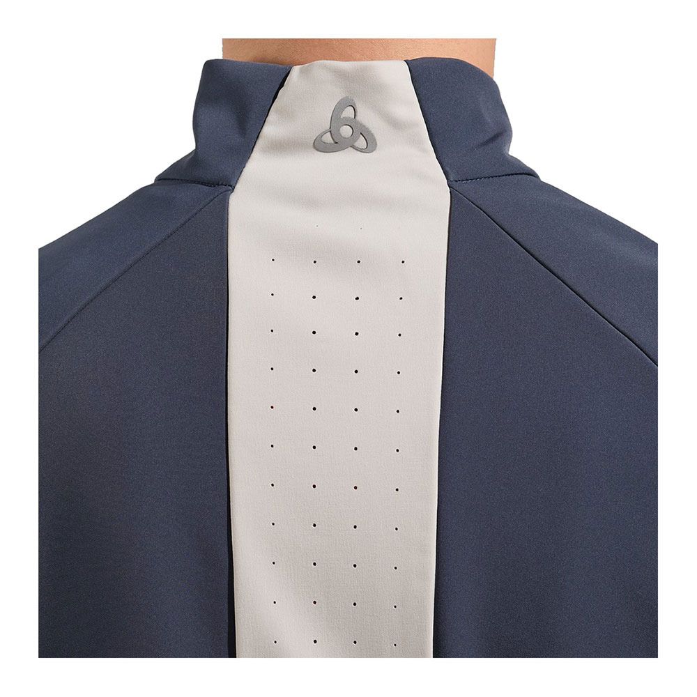 Odlo ENGVIK - Veste ski Homme silver cloud/india ink