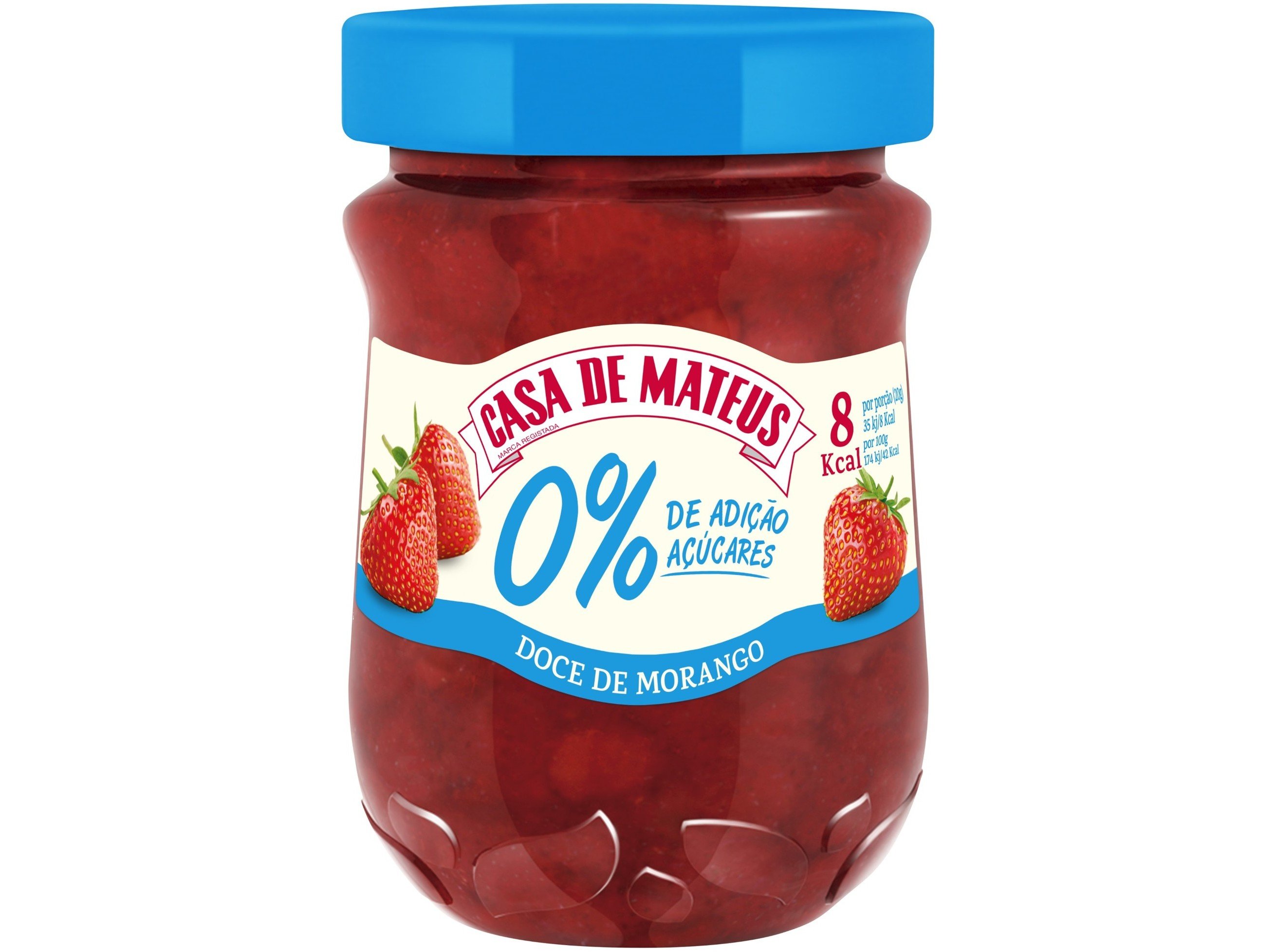 DOCE CASA DE MATEUS MORANGO 0% 280G