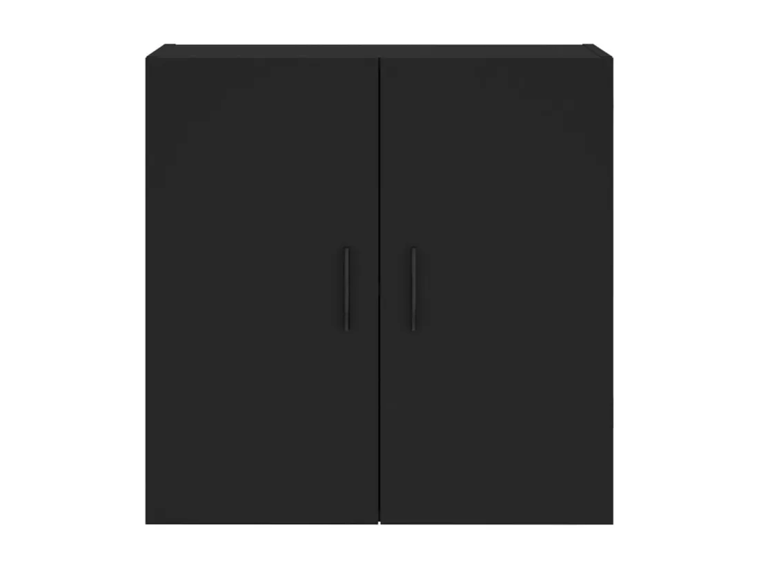Armoire murale noir 60x31x60 cm bois d'ingénierie