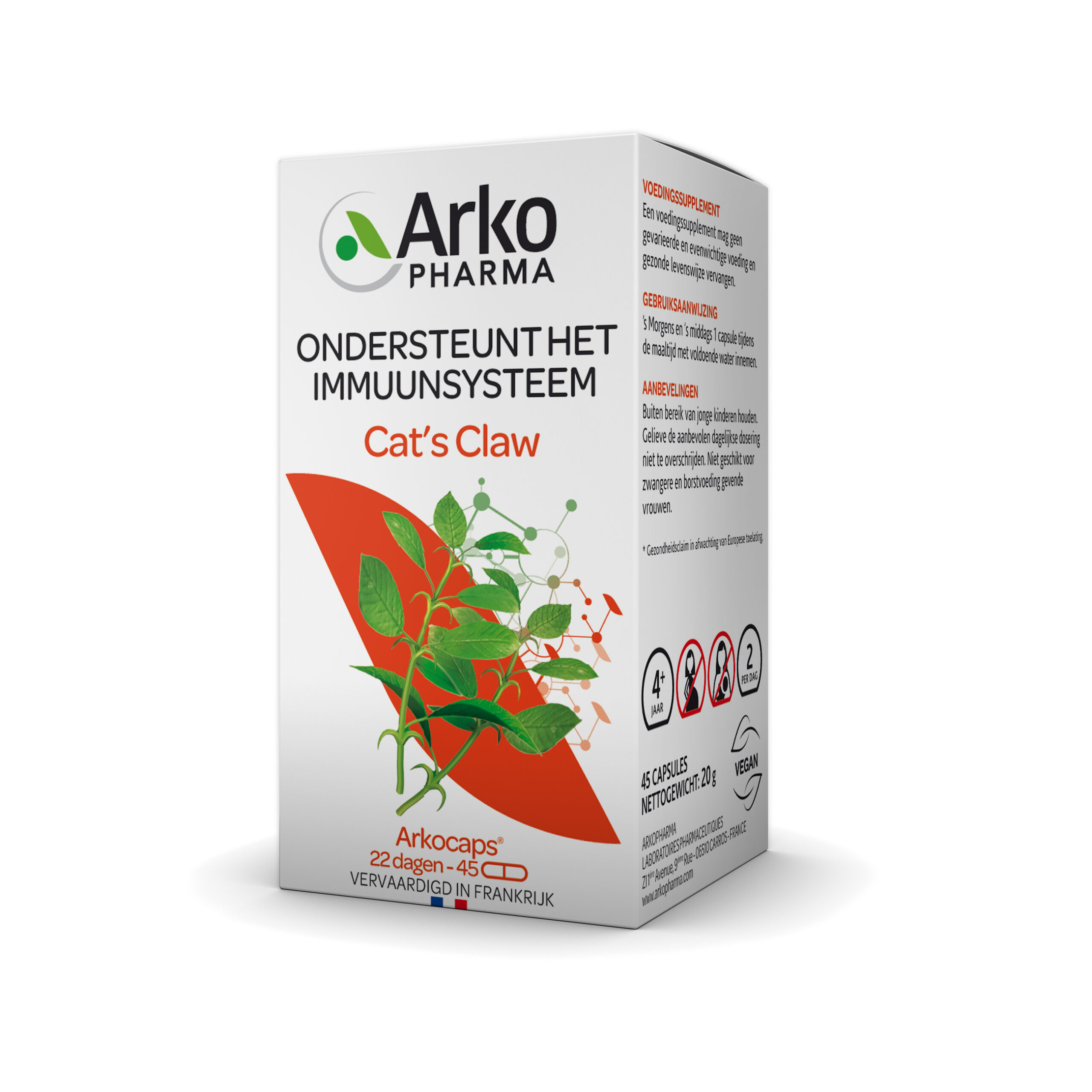 Arkocaps Cats Claw (45 capsules)