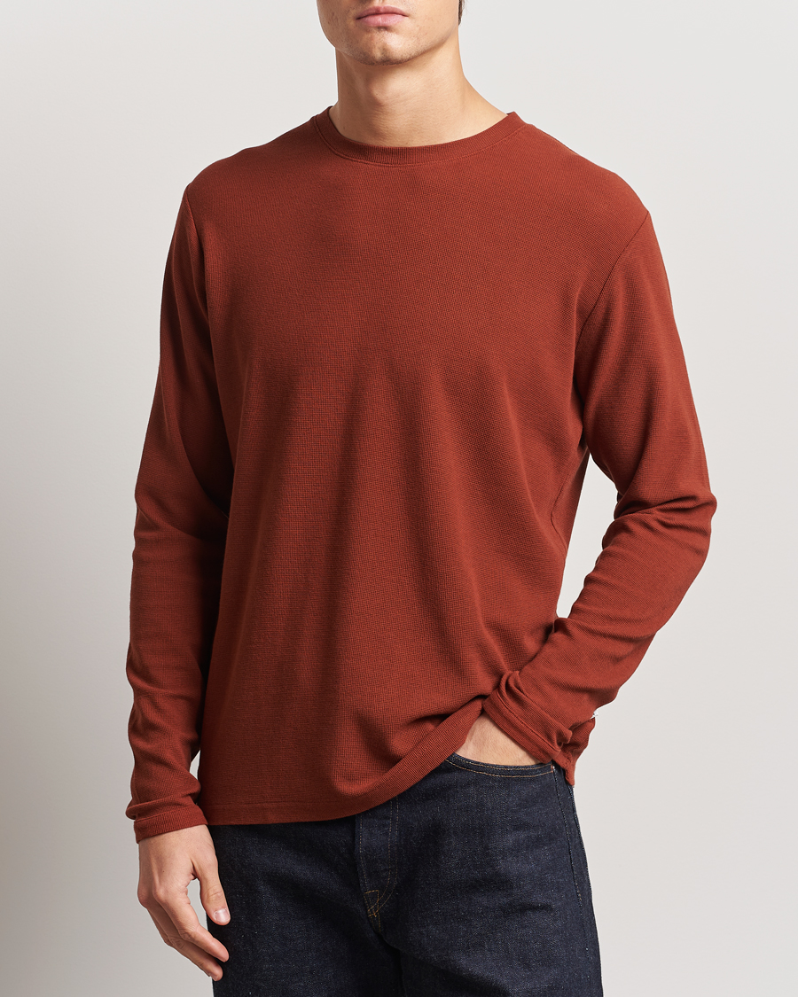 NN07 Clive Knitted Sweater Rust Red
