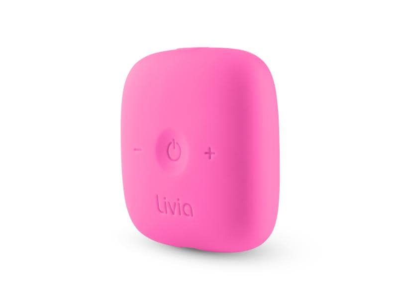 Livia Lösung für Menstruationsbeschwerden Pink Elektrostimulationsgerät gegen Menstruationsbeschwerden