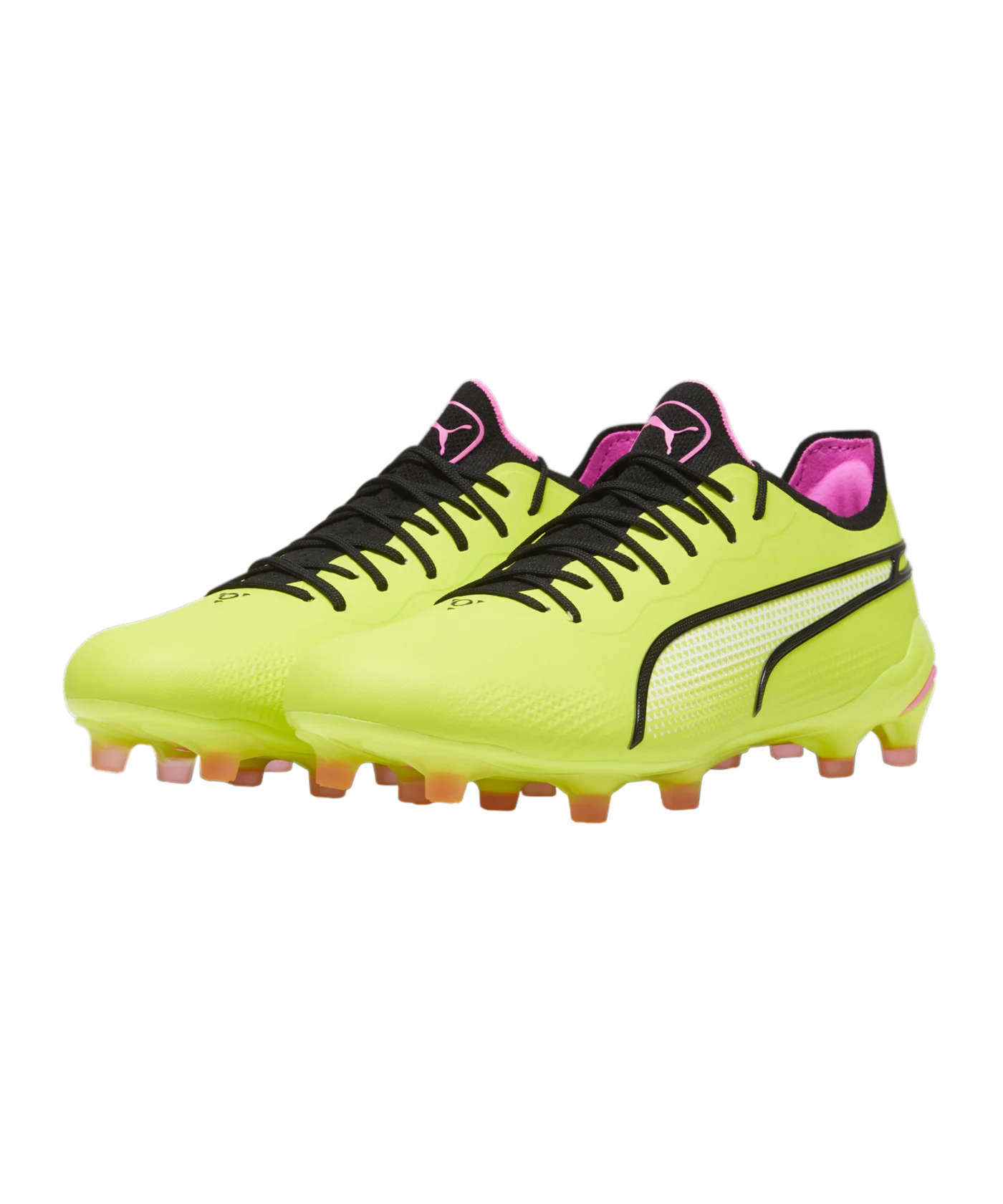 PUMA KING Ultimate FG/AG Phenomenal Gelb Schwarz Pink F06