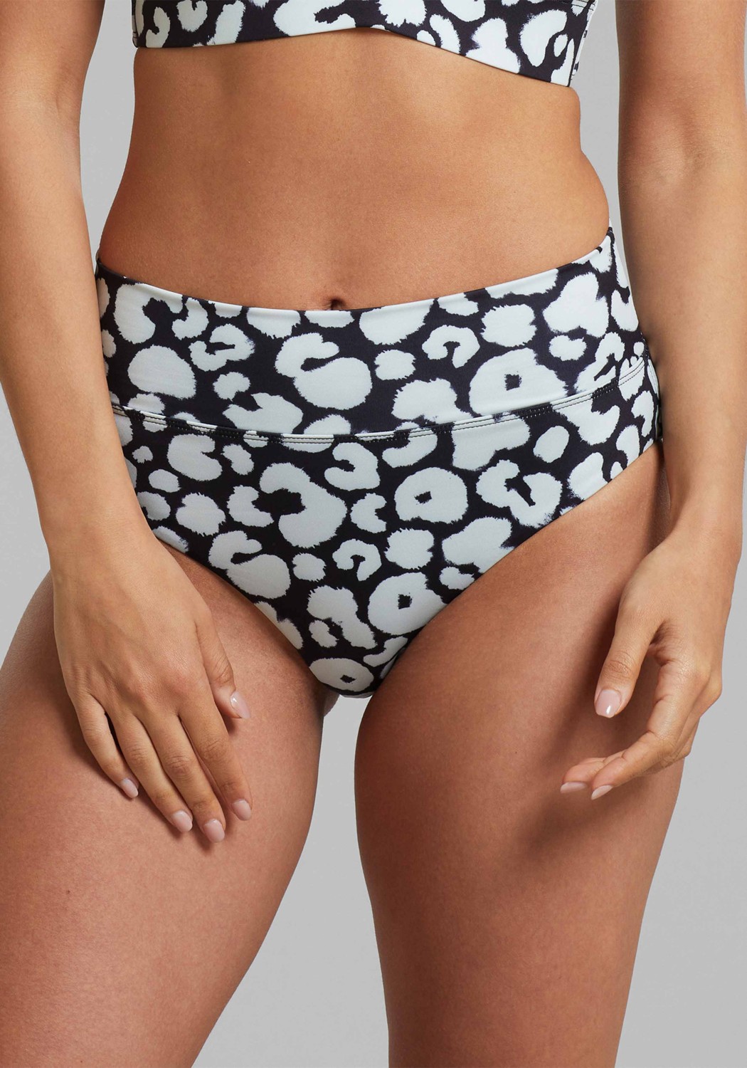 Dedicated Bikini Pants Slite Painted Leopard Black