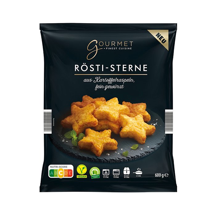 GOURMET FINEST CUISINE Rösti Sterne 600 g