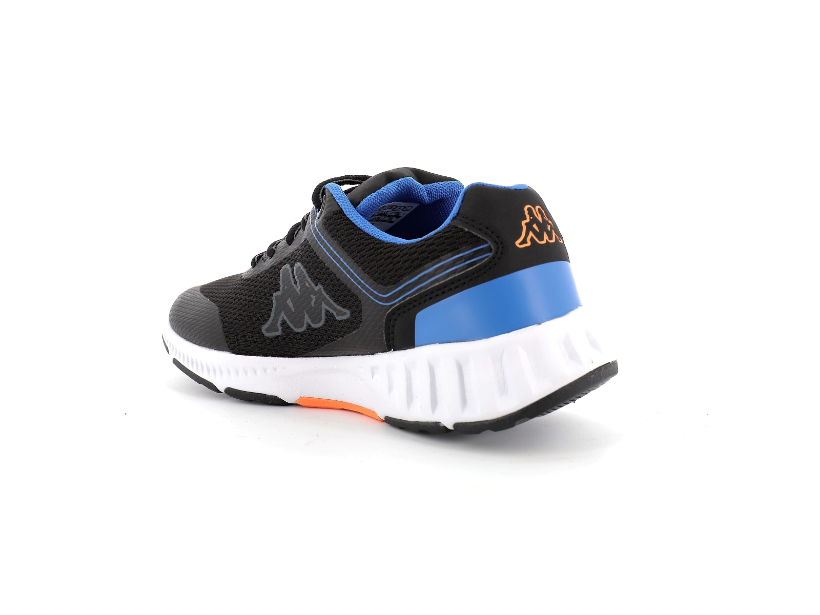 Kappa-3117L8W Matières combinées Noir-Bleu