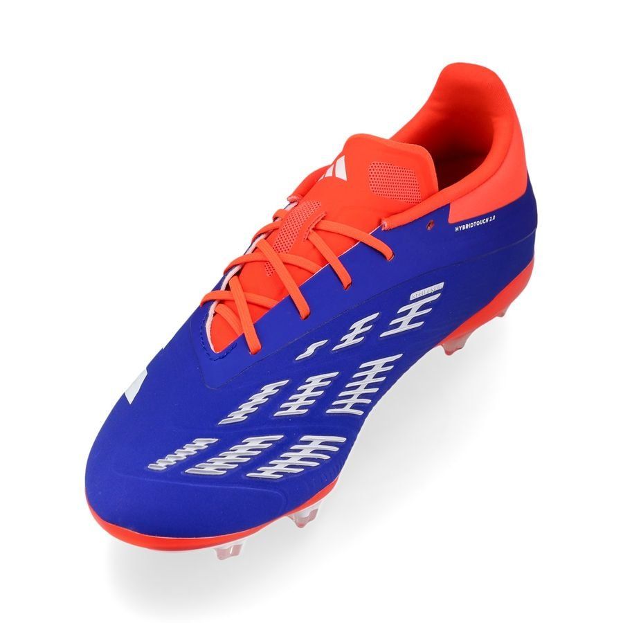 adidas Predator Elite FG Advancement - Bleu/Blanc/Rouge Enfant