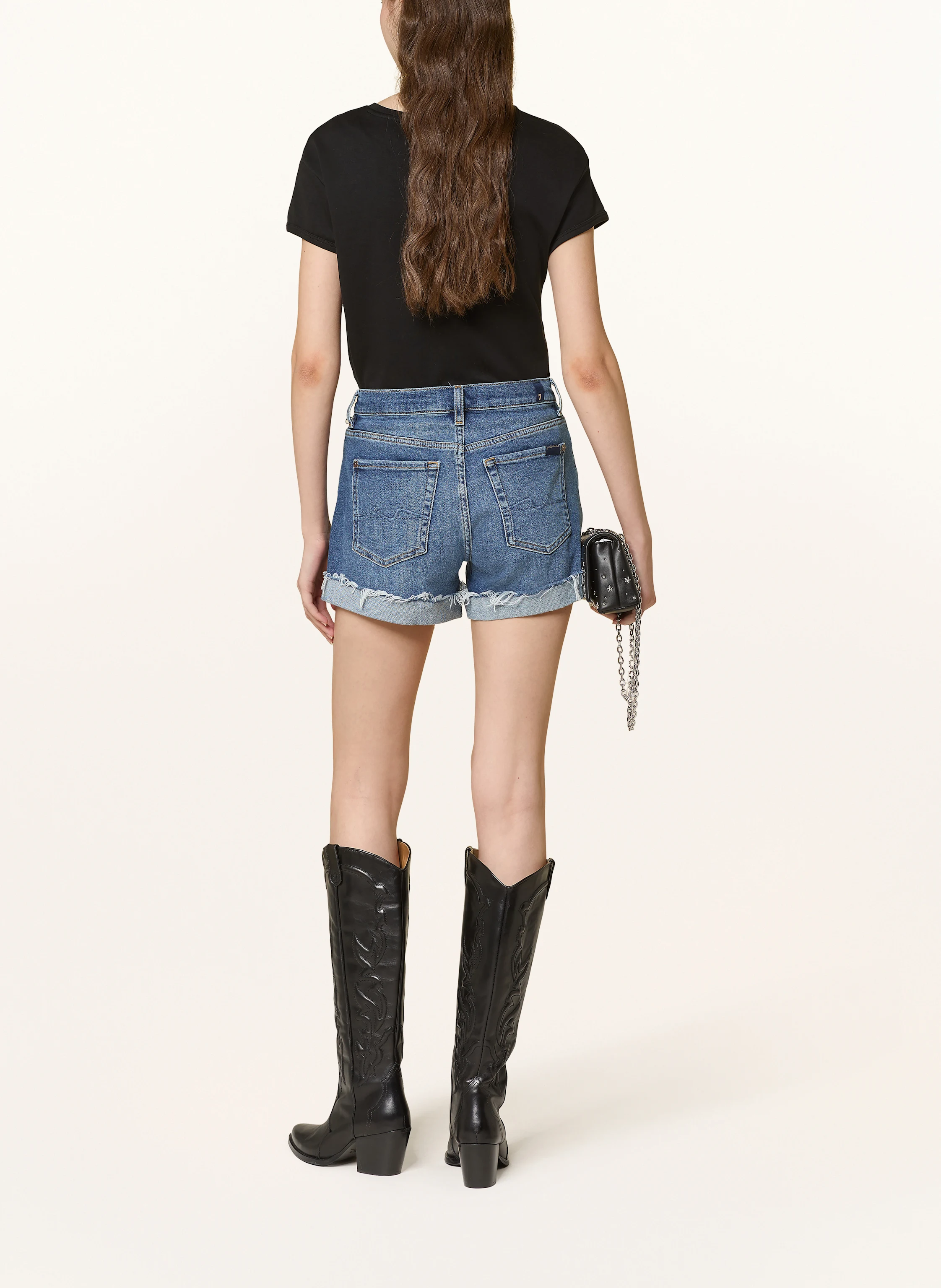 7 for all mankind Jeansshorts MID ROLL