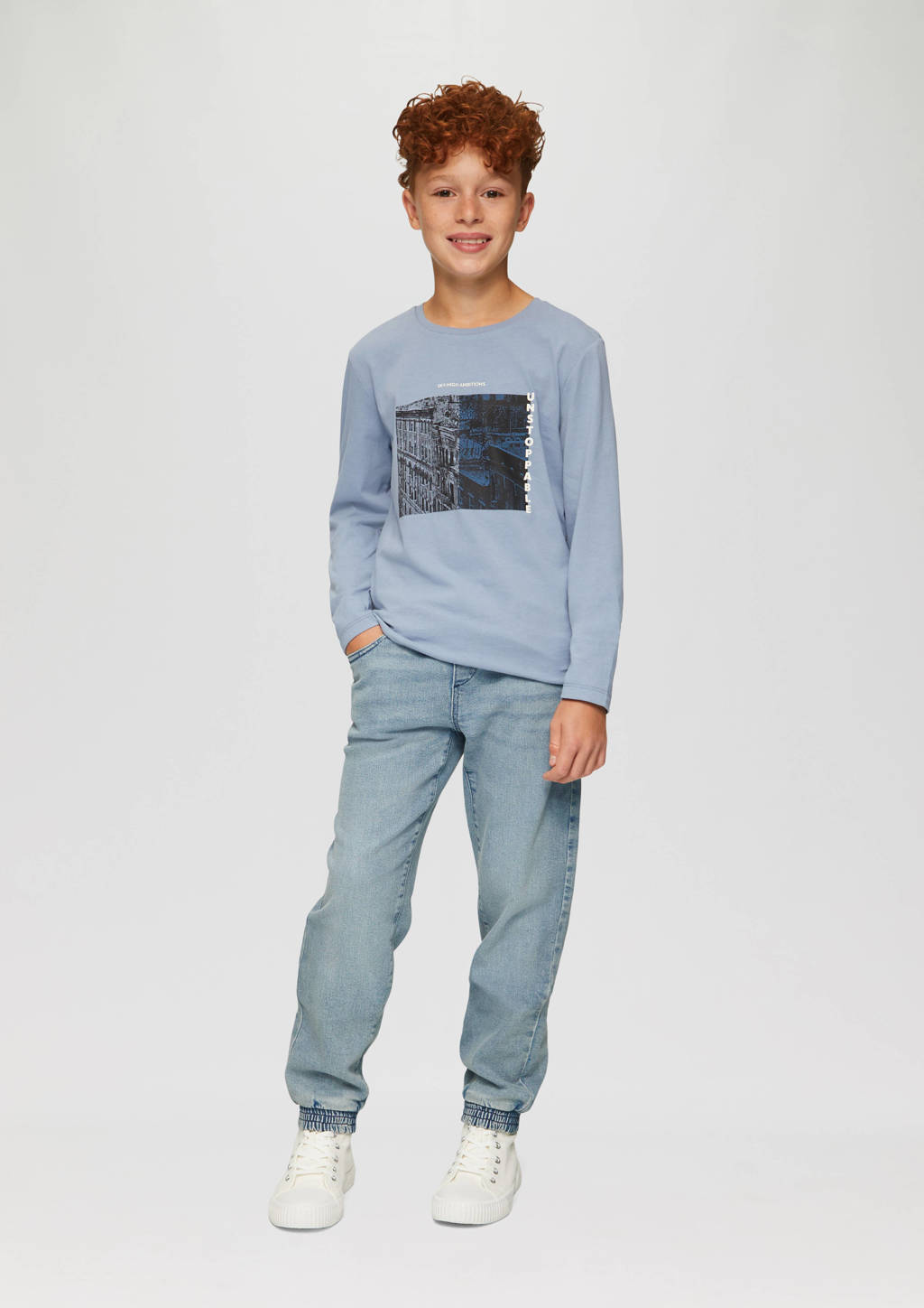 s.Oliver regular fit jeans light blue denim