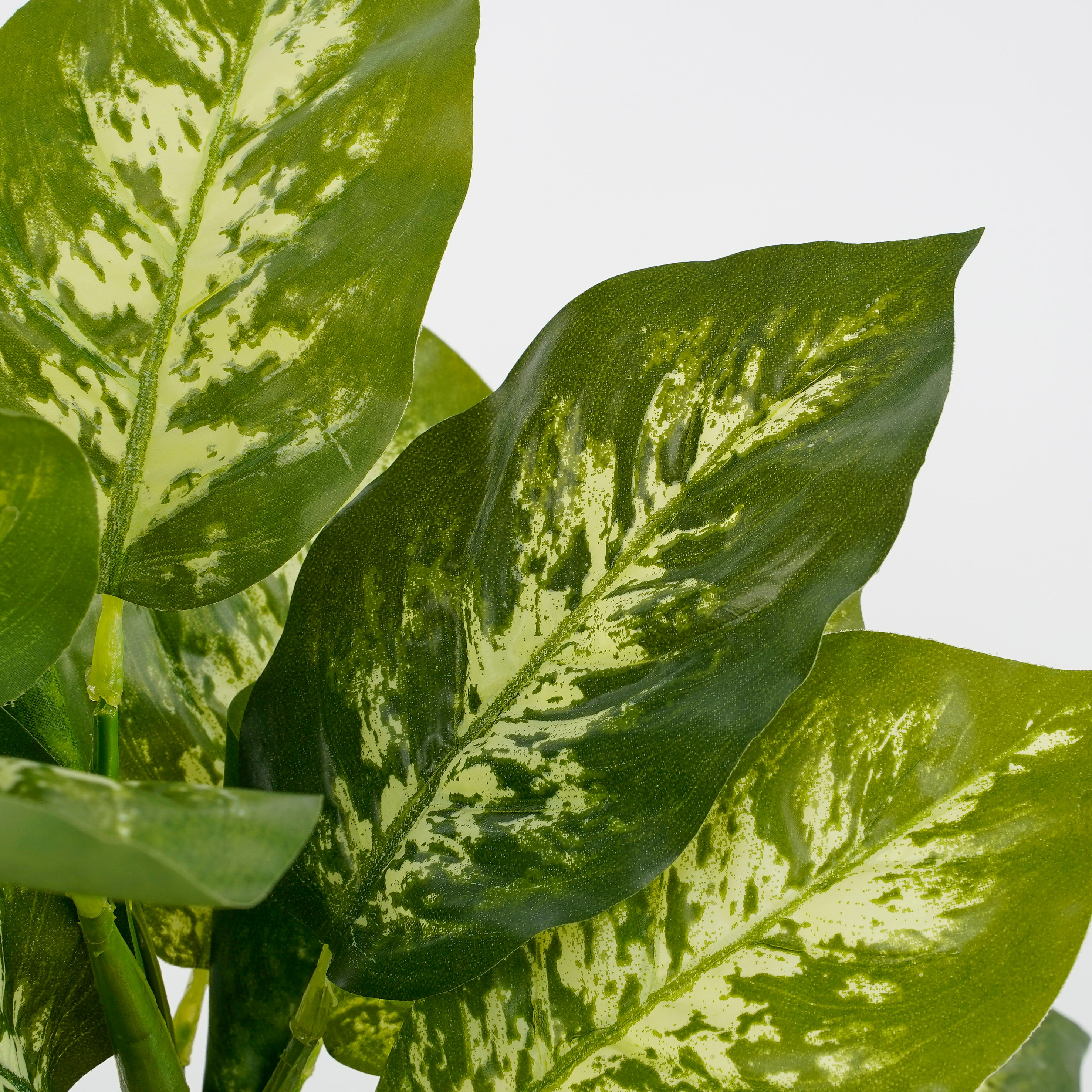 Mica decorations - dieffenbachia artificielle vert en pot h40