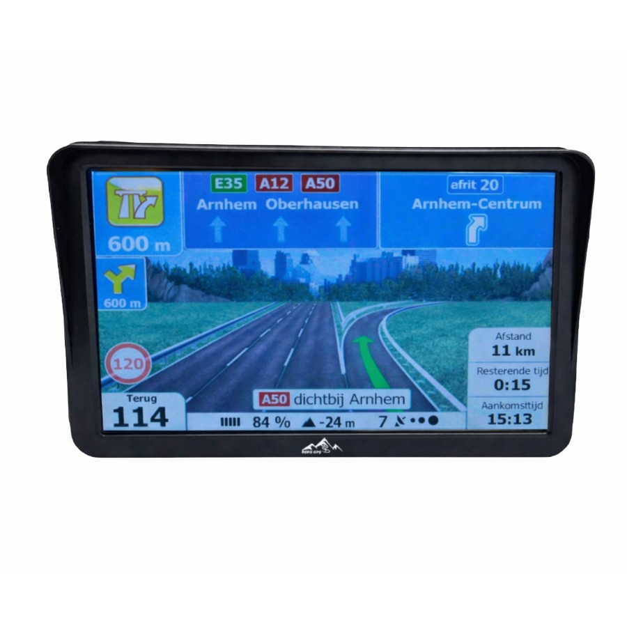 BergGPS 9 inch campernavigatie