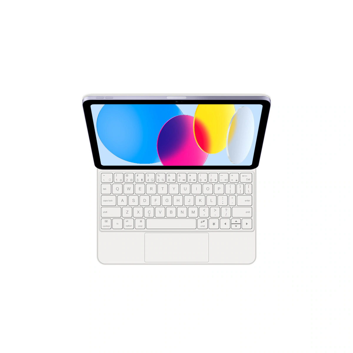Beskyttelsesdeksel til iPad med Bluetooth-tastatur Hvit iPad Pro 11 M4 2024