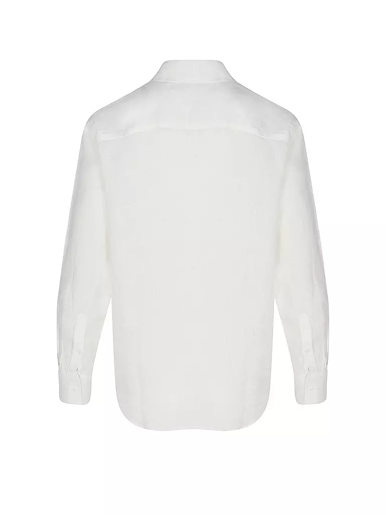 TOMMY HILFIGER Leinenbluse weiss