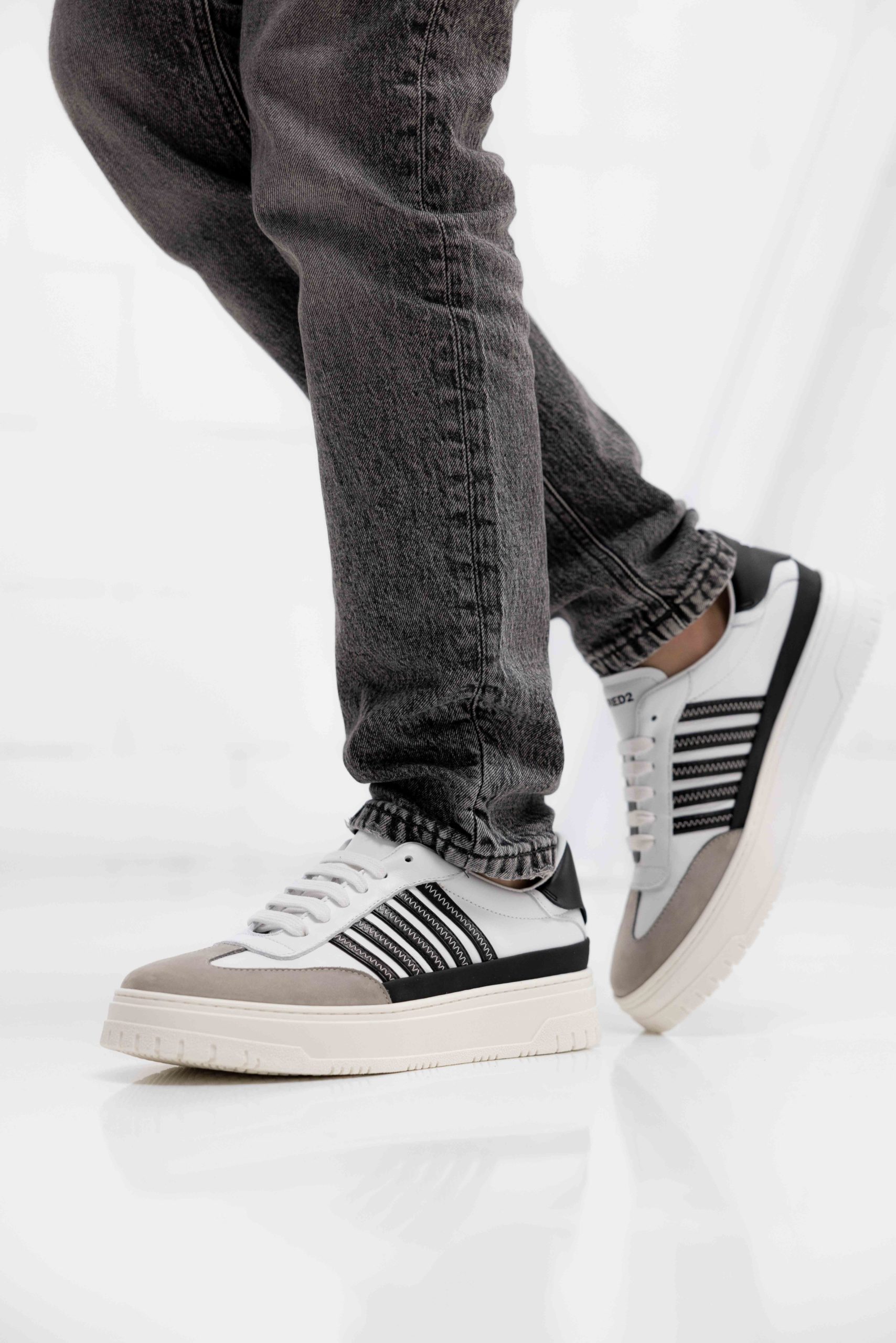 Dsquared2 77757 Sneakers Kids Wit/Zwart