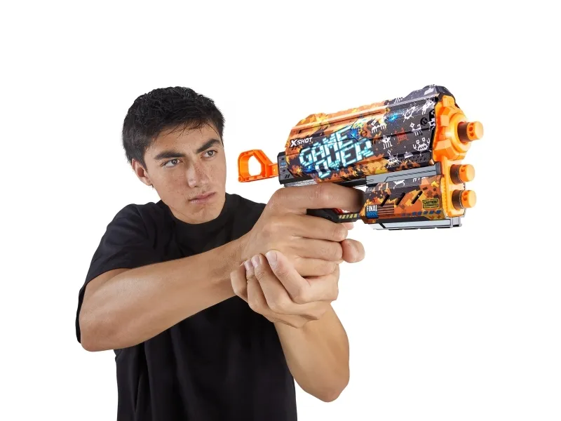 XSHOT legetøjsgevær Skins Flux, assorteret, 36516 (ZUR-36516)