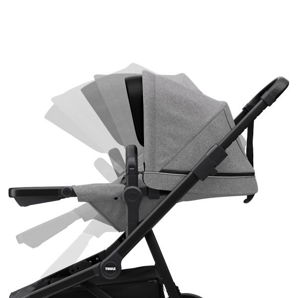 Thule Sleek Kinderwagen - Soft Green On Black