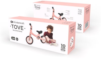 Kinderkraft Rowerek Biegowy Balansesykkel, Rose