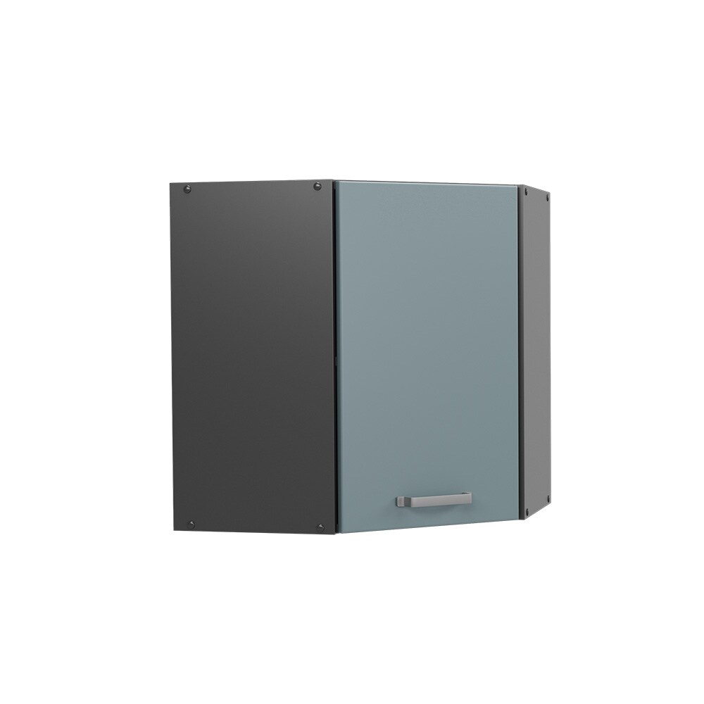 Vicco Eckhängeschrank Küchenschrank R-Line Solid Anthrazit Blau Grau 57 cm modern