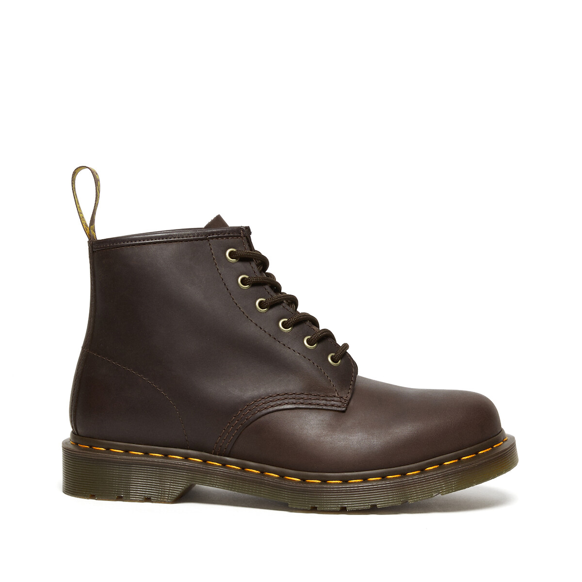 DR. MARTENS<br>Botas de couro 101 Crazy Horse