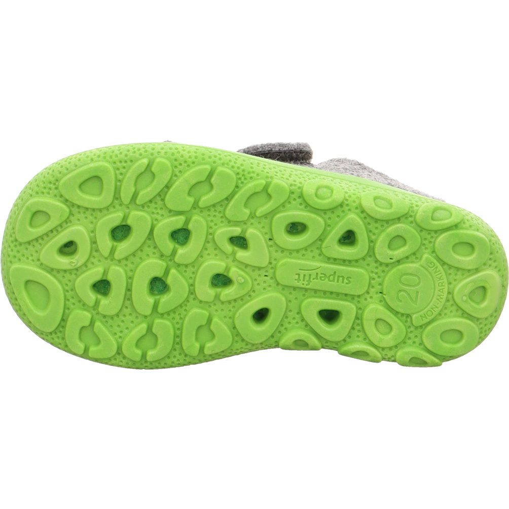 Superfit Happy Octi Hausschuhe Kinder grau