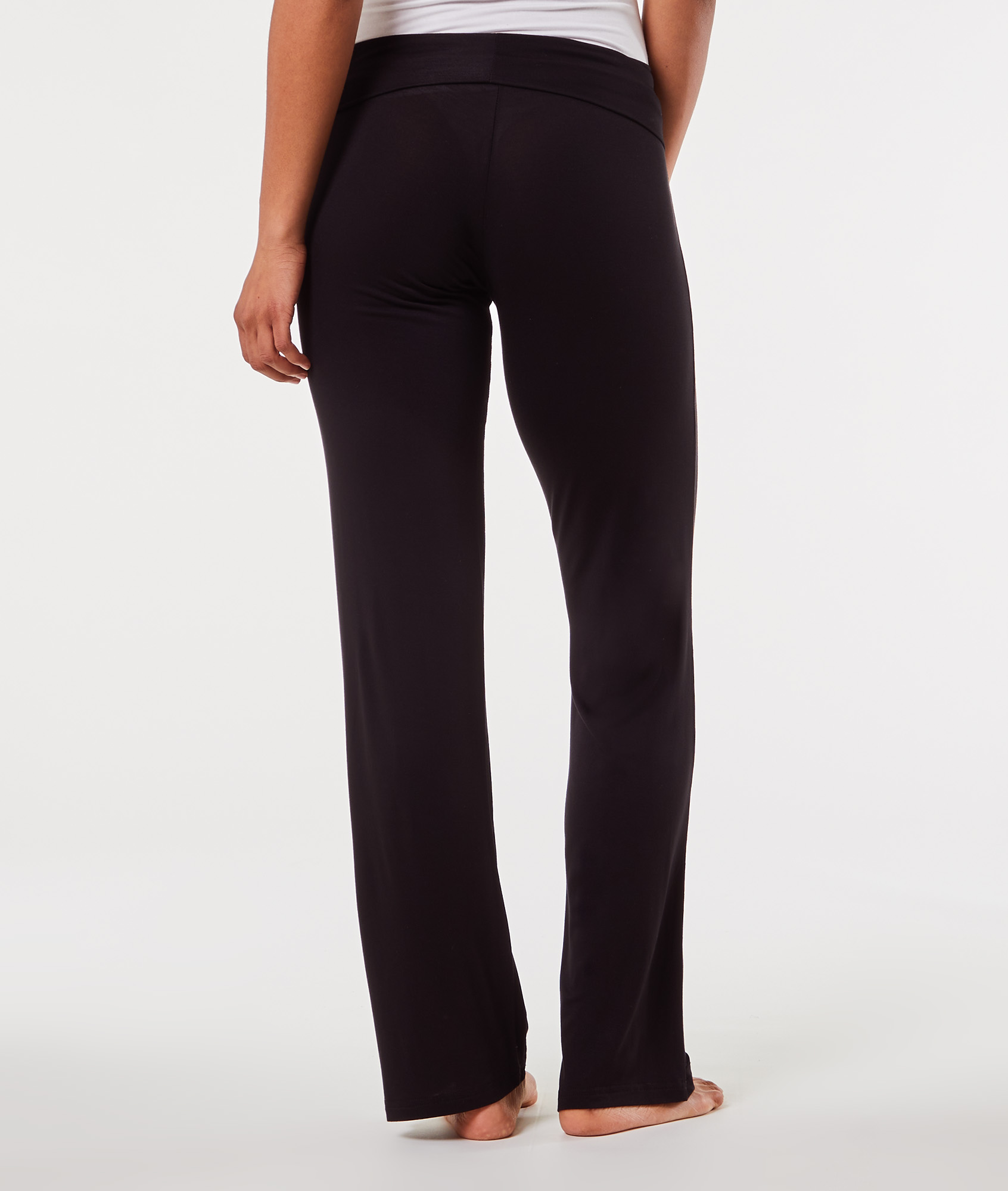 Pantalon fluide taille haute