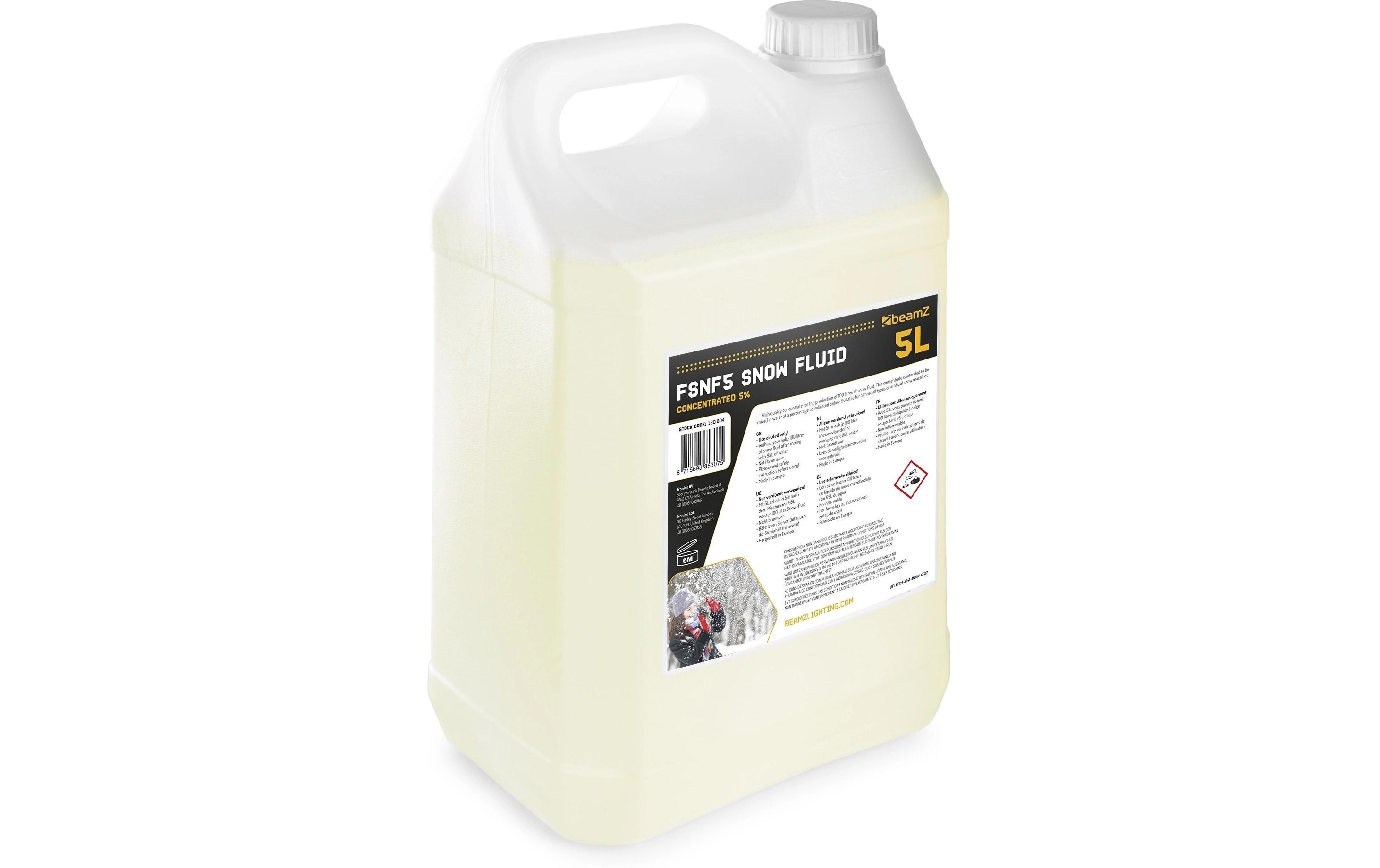 Schneefluid FSNF5 Konzentrat 5 lSchneemittelkonzentrat 5% für Beschneiungsanlagen 5 Liter