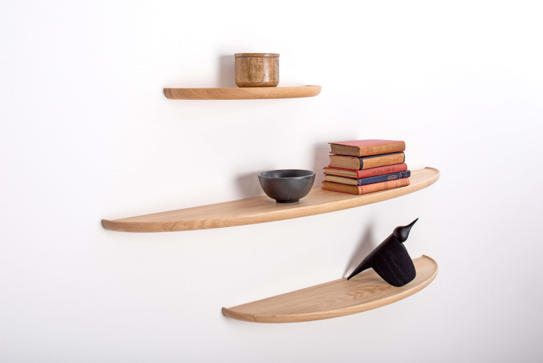 Gazzda Mu wandplank 100 naturel eiken