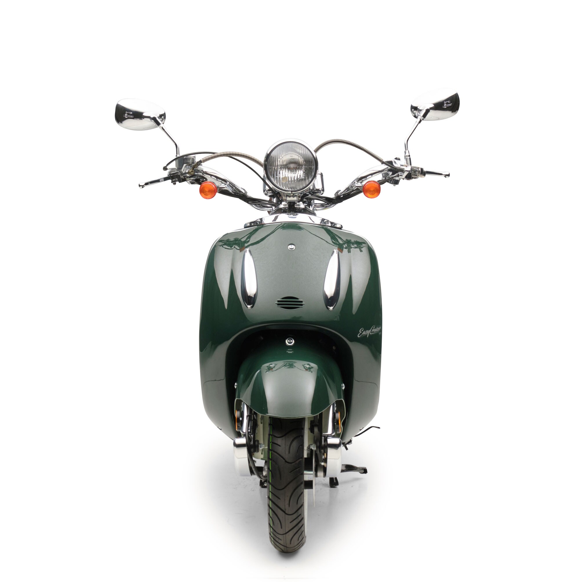 Motorroller Retro EasyCruiser Eco Dunkelgrün125ccm 85 kmh Kraftrad Scooter