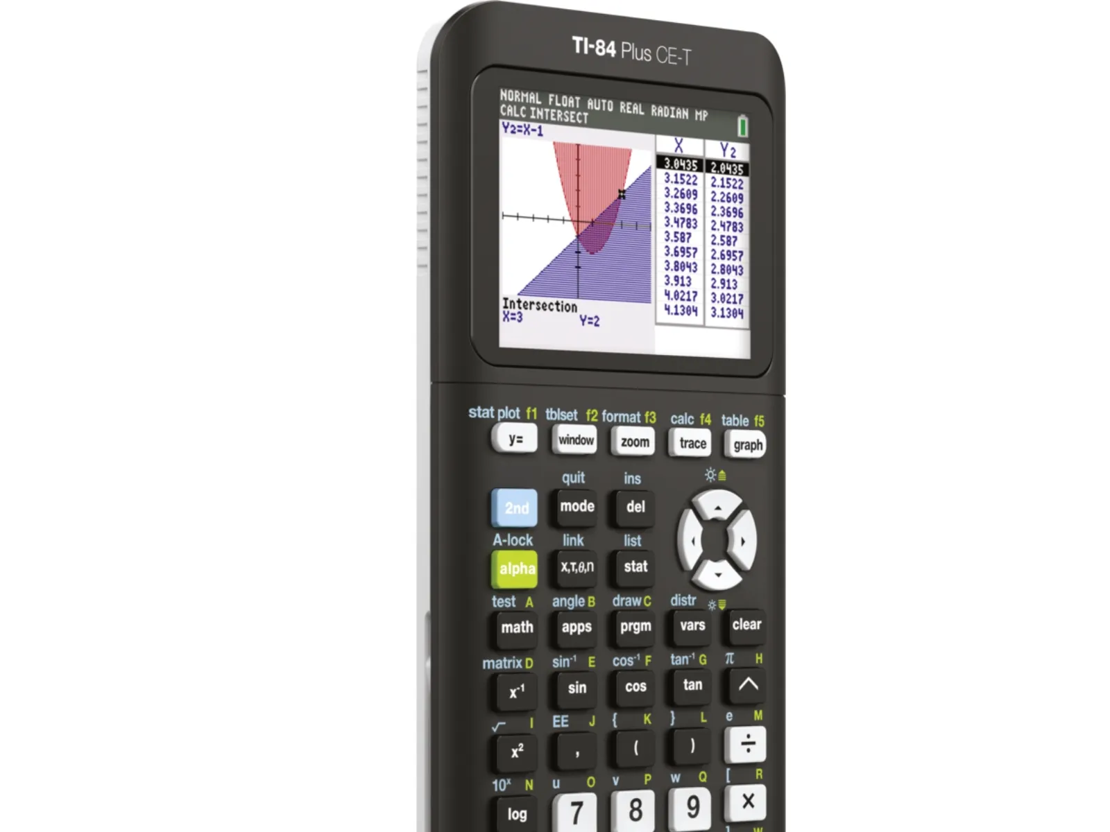 Texas TI-84 Plus CE-T Graphing calculator - inkl. UK-manual