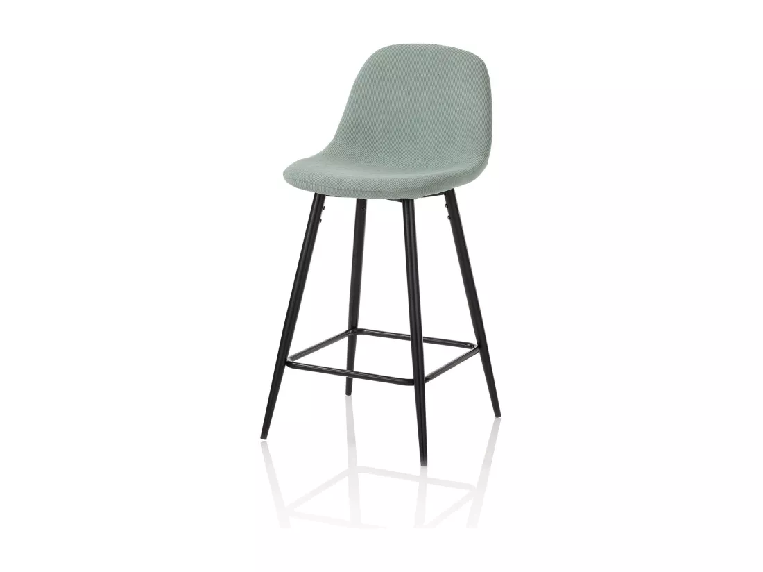 Set de 2 Tabourets SPIKE vert sauge