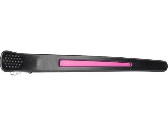 Activeshop Hair clips clips E-13 6 pcs. 11.5 cm mix neon