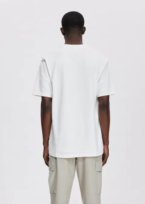 T-shirt met print student off-white (WIT.O)