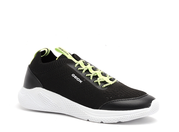 Geox basses enfant j sprintye ba  j25gba noir