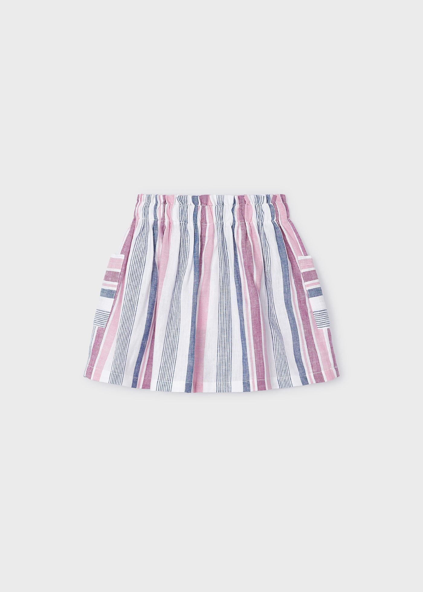 Saia listrada para meninas