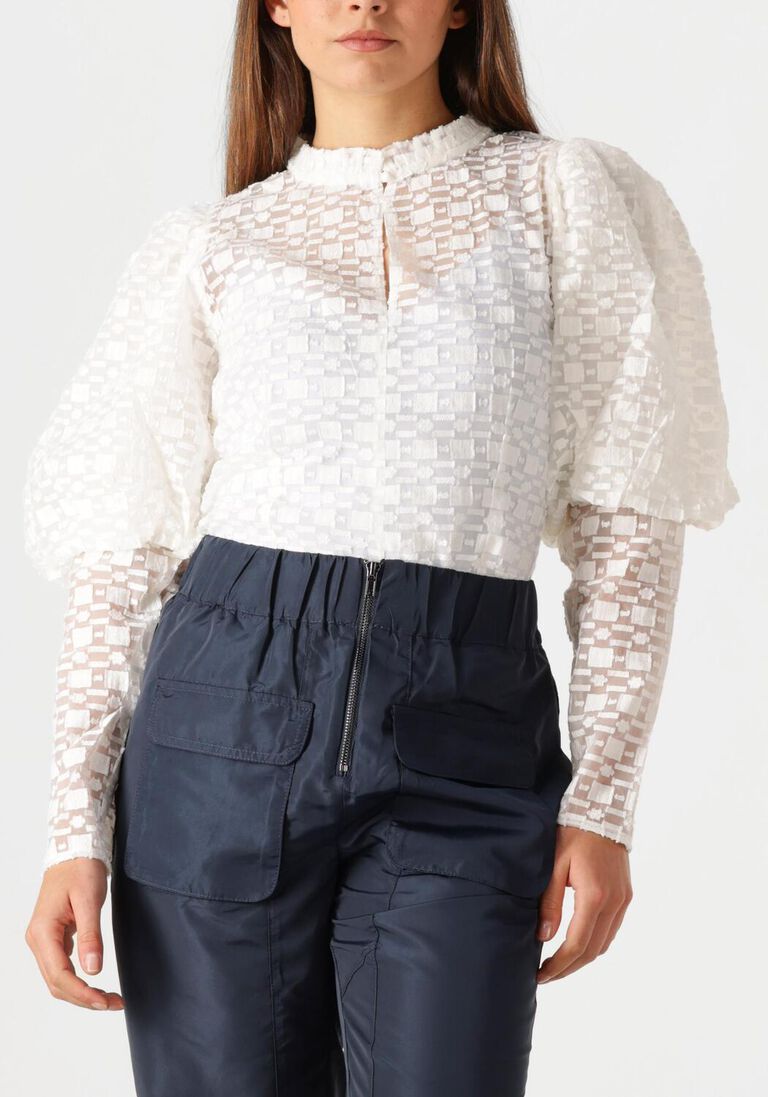 witte co'couture blouses elinor open back blouse