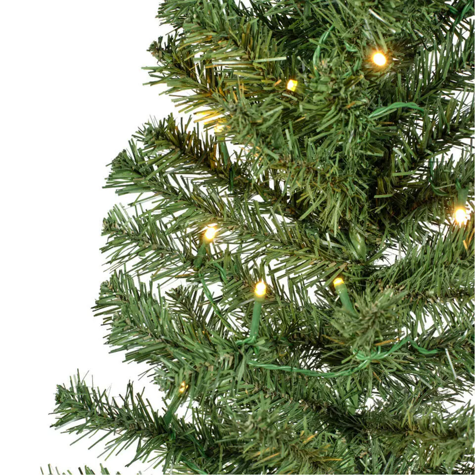 Bellatio Decorations Kunst kerstboom - H75 cm - met verlichting
