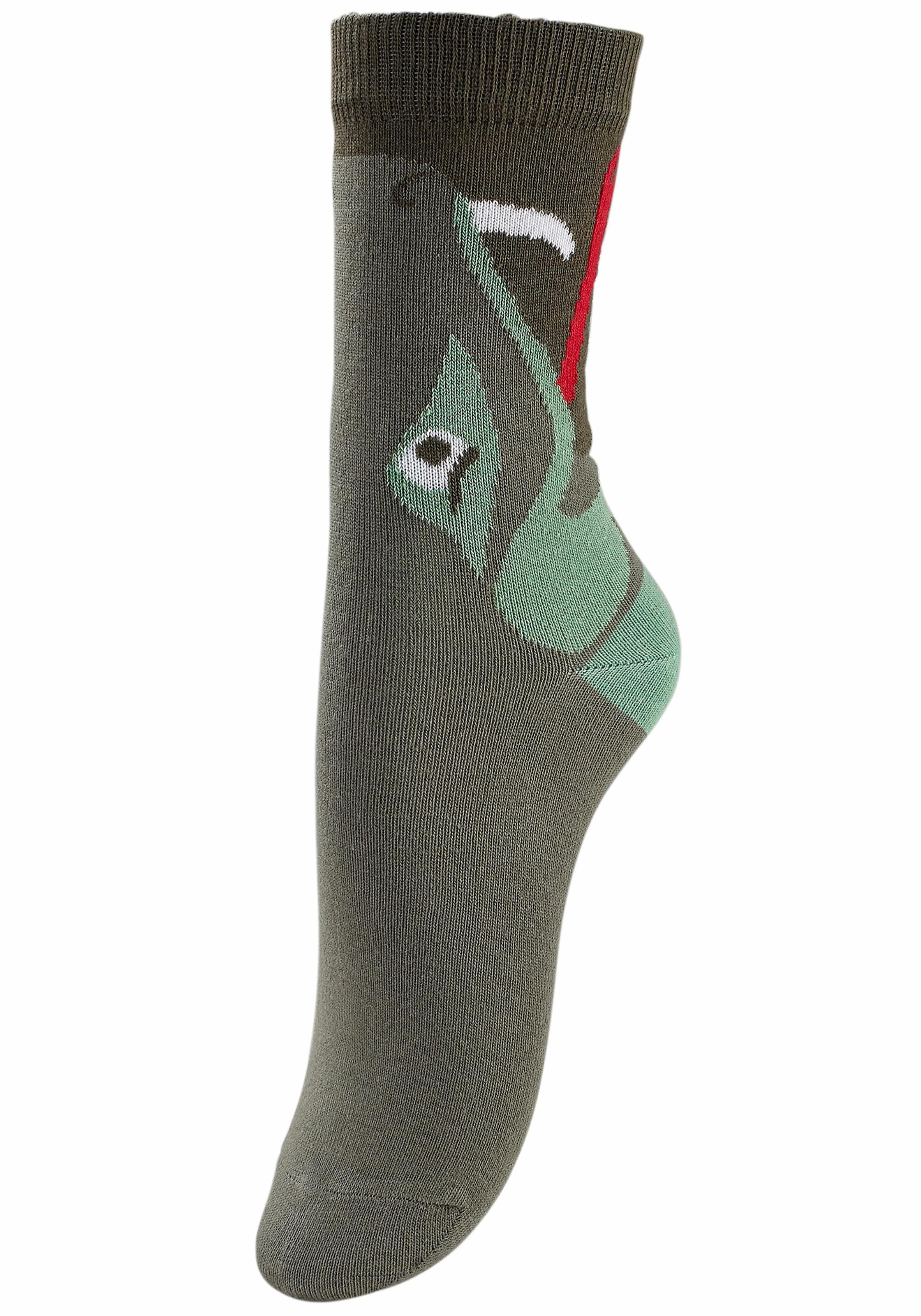 Socken Packung, 5 Paar tlg. mit Tiermotiven