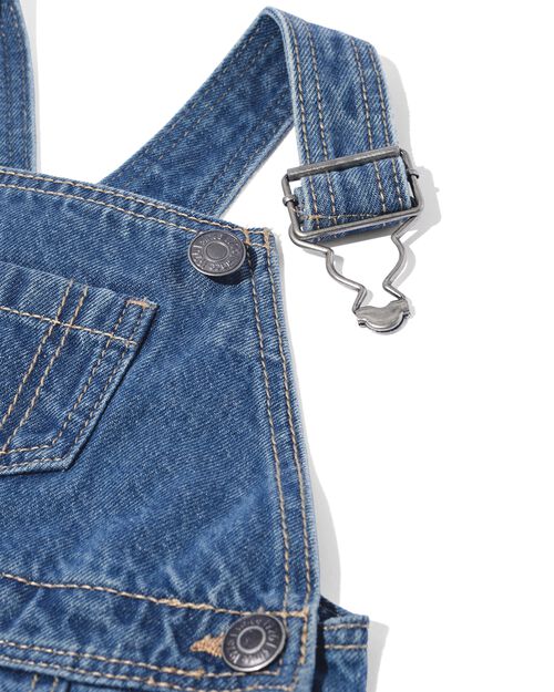 salopette en jean pour bébé bleu moyen