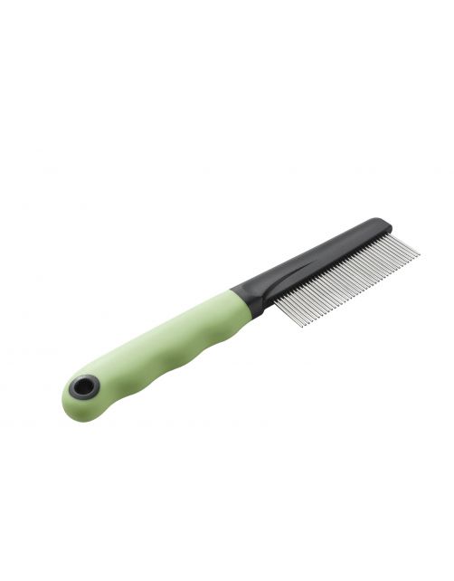 Ferplast Vachtkam Kat - Kattenvachtkam - 20x1.6x4 cm Lime Zwart
