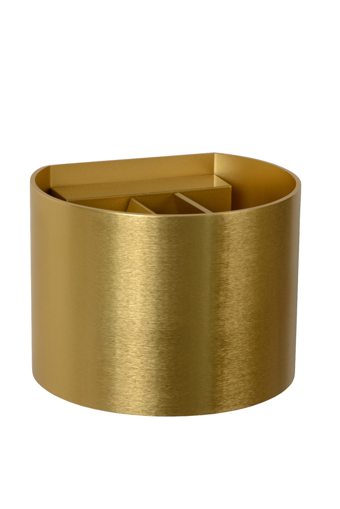 Lucide Xio wandlamp halfrond 10x10cm G9 goud mat