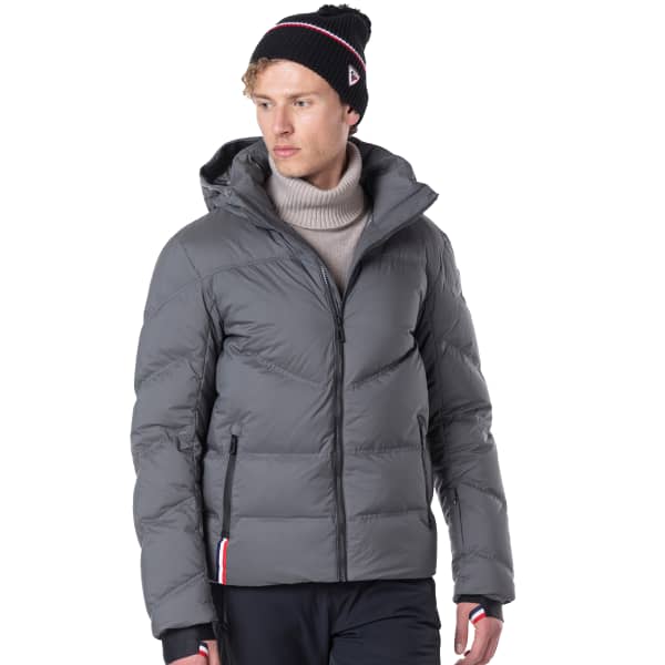 Veste de ski ROSSIGNOL LEGACY MERINO DOWN JKT ONYX GREY
