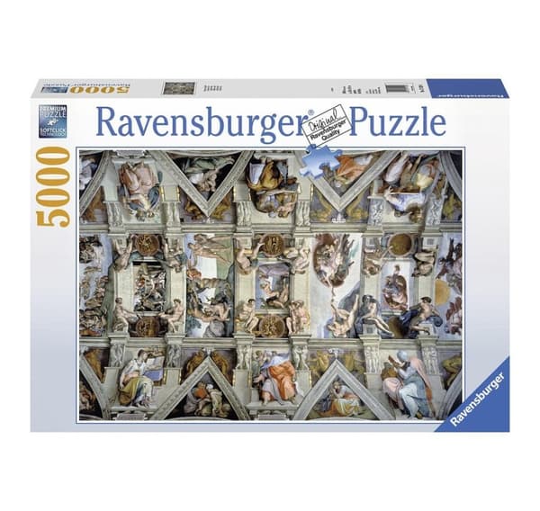 Ravensburger puslespill 5000 biter Det sixtinske kapell