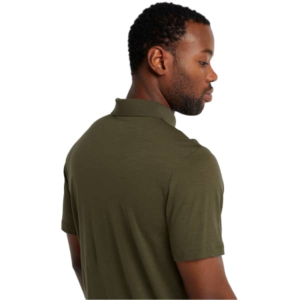 Polo randonnée ICEBREAKER M TECH LITE II SS POLO LODEN