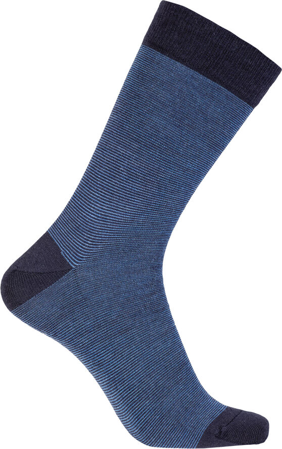 Egtved Egtved socks, cotton/wool twi Blå