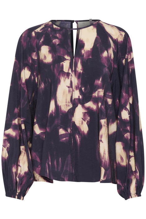 Kaffe paarse dames blouse