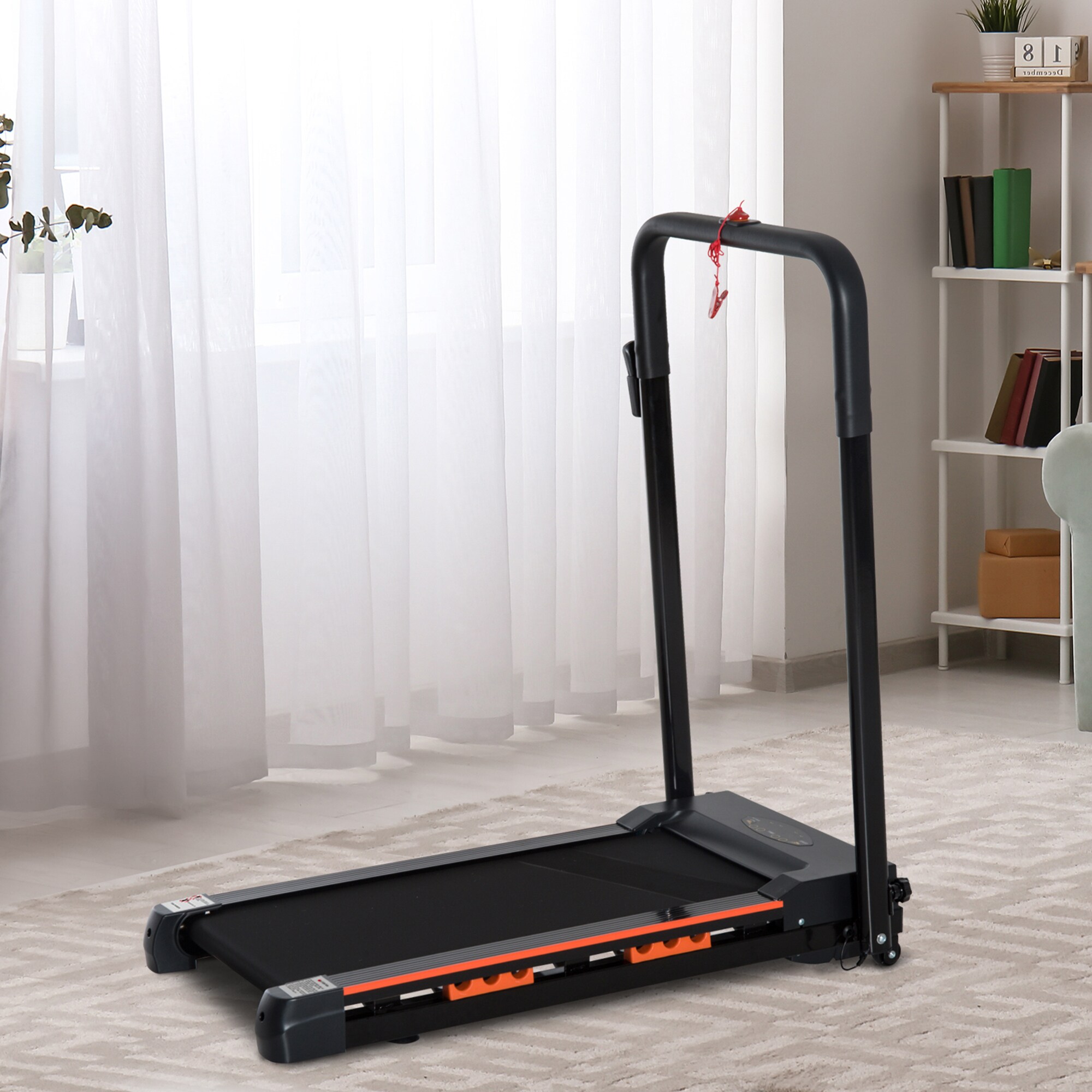 HOMCOM Faltbares Laufband mit LCD Display schwarz 54 x 101 x 105 cm (BxTxH)