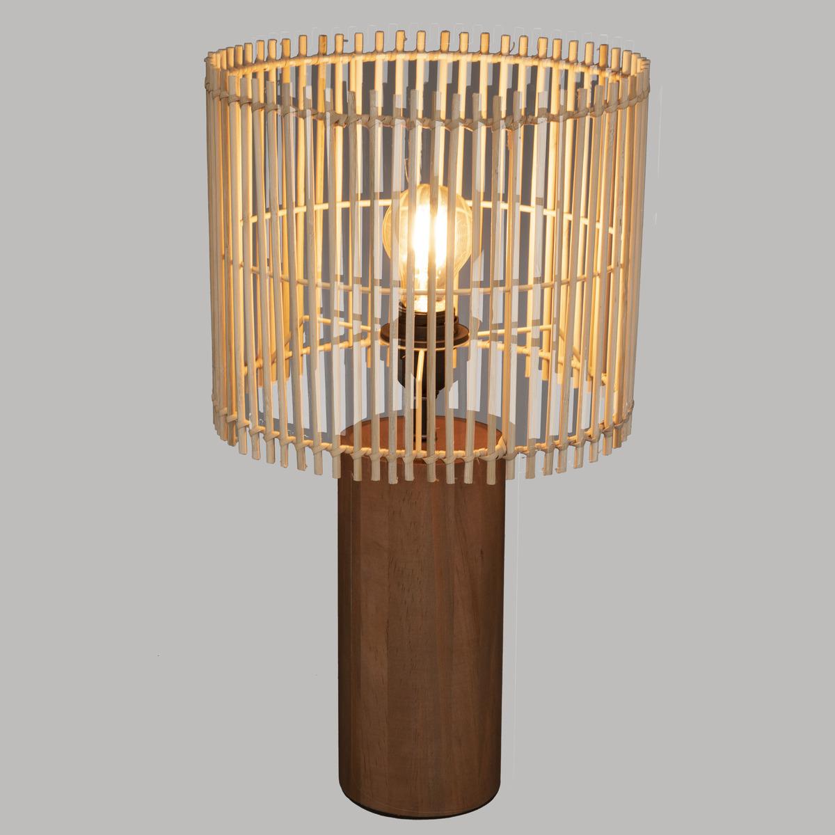 LAMPE DROITE DAVYS NATUREL H.48CM